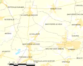 Poziția localității La Gaillarde