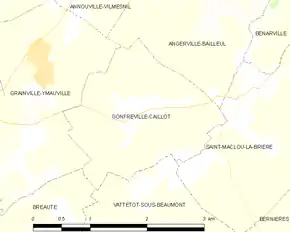 Poziția localității Gonfreville-Caillot