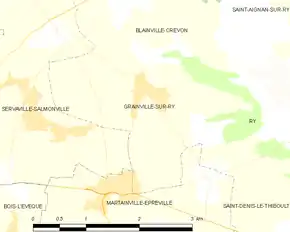 Poziția localității Grainville-sur-Ry