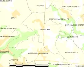Poziția localității Grand-Camp