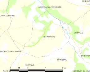 Poziția localității Le Hanouard