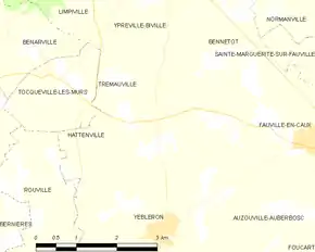 Poziția localității Hattenville