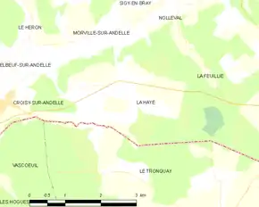 Poziția localității La Haye