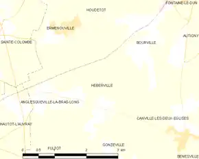 Poziția localității Héberville