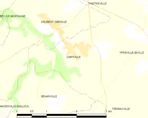 Poziția localității Limpiville