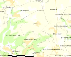 Poziția localității Lintot