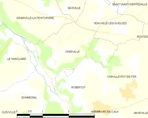 Poziția localității Oherville