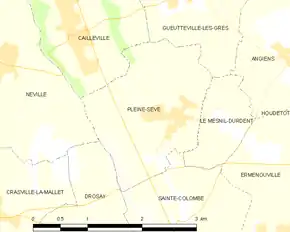 Poziția localității Pleine-Sève