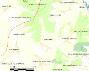 Poziția localității Réalcamp
