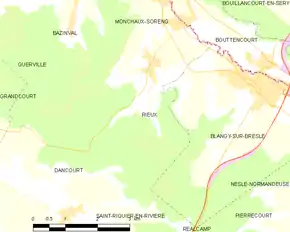 Poziția localității Rieux