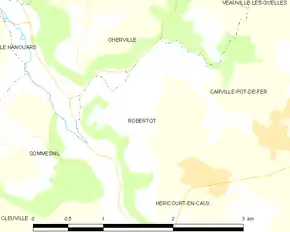 Poziția localității Robertot