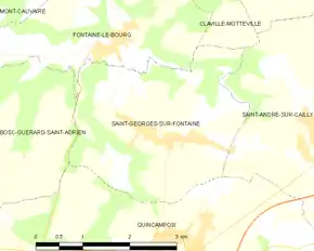 Poziția localității Saint-Georges-sur-Fontaine