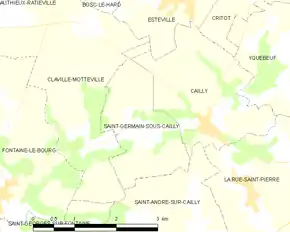 Poziția localității Saint-Germain-sous-Cailly