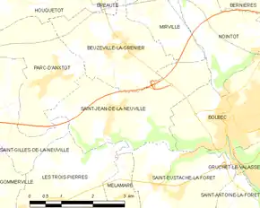 Poziția localității Saint-Jean-de-la-Neuville