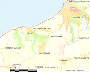 Poziția localității Saint-Léonard