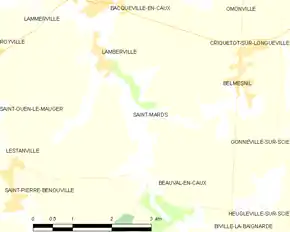 Poziția localității Saint-Mards