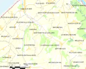 Poziția localității Saint-Martin-le-Gaillard