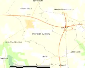 Poziția localității Saint-Ouen-du-Breuil