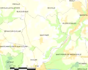 Poziția localității Saint-Paër