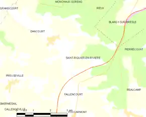 Poziția localității Saint-Riquier-en-Rivière