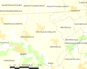 Poziția localității Theuville-aux-Maillots