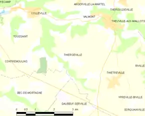 Poziția localității Thiergeville