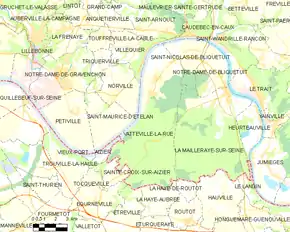 Poziția localității Vatteville-la-Rue