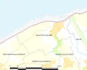 Poziția localității Veulettes-sur-Mer