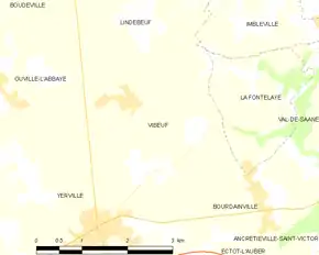 Poziția localității Vibeuf