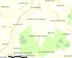 Poziția localității Villers-sous-Foucarmont