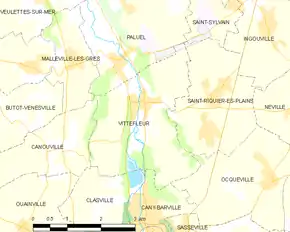 Poziția localității Vittefleur