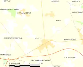 Poziția localității Yerville