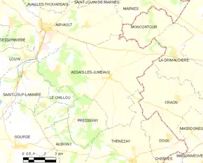 Poziția localității Assais-les-Jumeaux