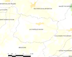 Poziția localității La Chapelle-Gaudin