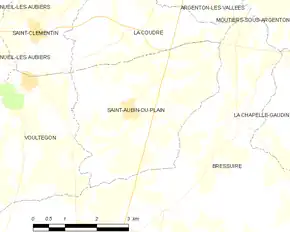 Poziția localității Saint-Aubin-du-Plain