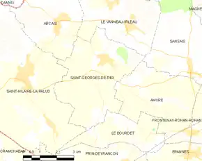 Poziția localității Saint-Georges-de-Rex