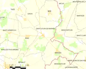 Poziția localității Saint-Jouin-de-Marnes