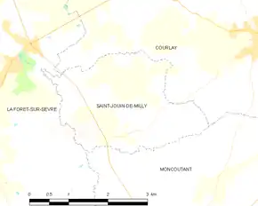 Poziția localității Saint-Jouin-de-Milly