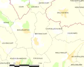 Poziția localității Bertrancourt