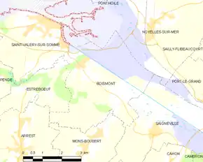 Poziția localității Boismont