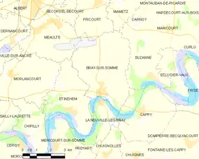 Poziția localității Bray-sur-Somme