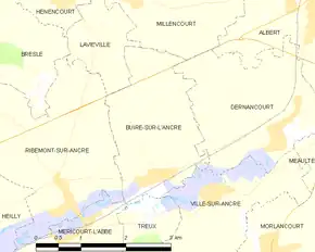 Poziția localității Buire-sur-l'Ancre