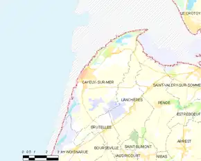 Poziția localității Cayeux-sur-Mer