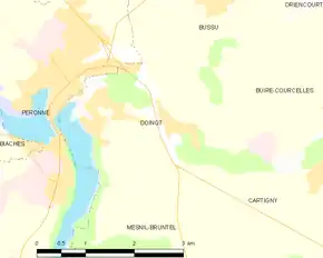 Poziția localității Doingt