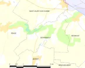 Poziția localității Estrébœuf