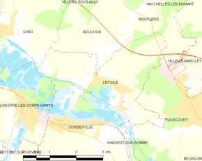 Poziția localității L'Étoile