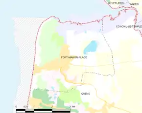 Poziția localității Fort-Mahon-Plage