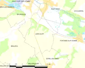 Poziția localității Liercourt