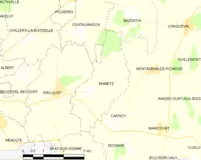 Poziția localității Mametz