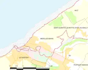 Poziția localității Mers-les-Bains